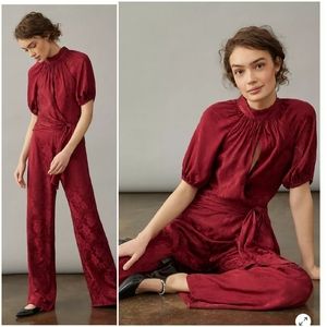 Anthropologie Monique Lhuillier Jumpsuit NWOT